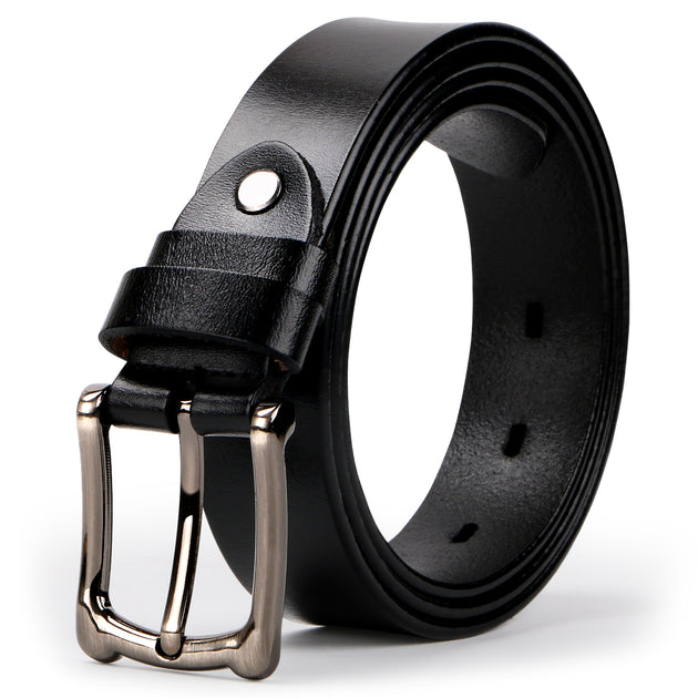 JASGOOD Women Leather Belts for Women Plus Size Black Ladies Belt for Jeans  Pants Dresses