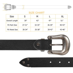 Western Belts for Women Vintage Western Design Ladies Cowgirl Waist Belt for Pants Jeans Dresses