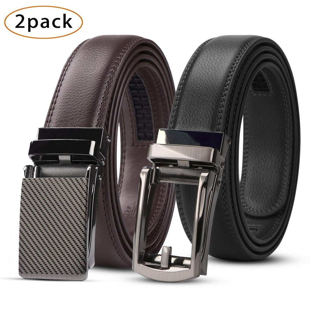 Jasgood Men's Reversible Leather Belt