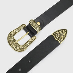 Western Belts for Women Vintage Western Design Ladies Cowgirl Waist Belt for Pants Jeans Dresses