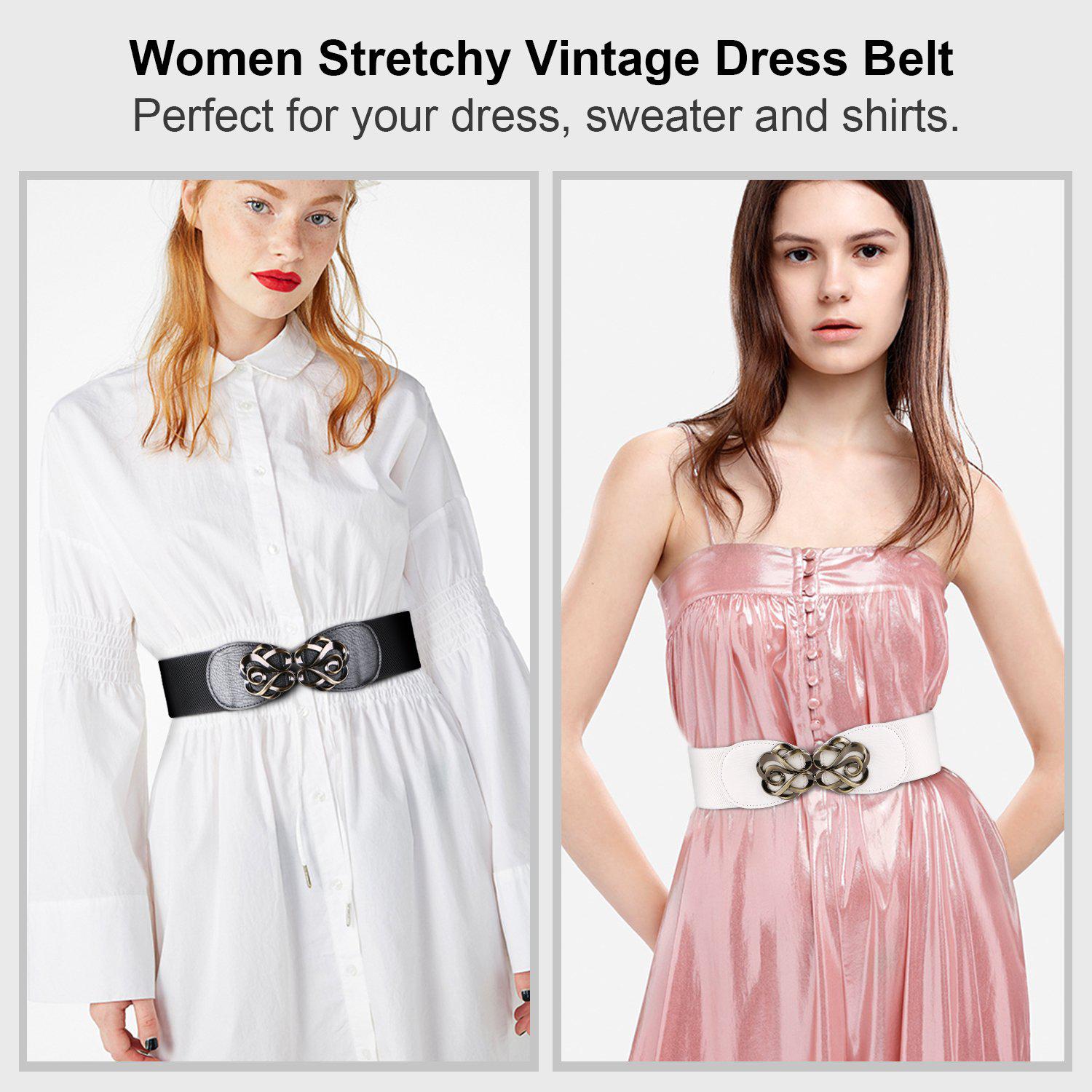 Womens Dress Belts Accessories  Elastic Belt Waist Clothes