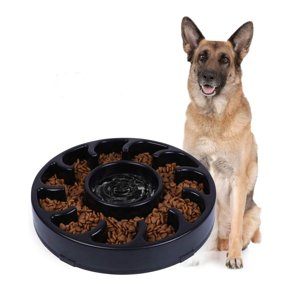 WHIPPY Slow Feeder Dog Bowl, No Choking Bloat Stop Dog Food Feed Bowl for  Large Dogs