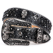 Luxury Designer Rhinestones Belts Women Man Diamond Studded Belts