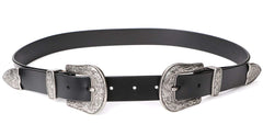 Women leather belts-Black waist belt for dress Jeans-Jasgood